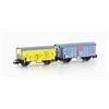 Hobbytrain H24255 Gedeckte Güterwagen-Set K2/K3 braun SBB, Spur N