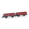 Hobbytrain H24351 Offene Güterwagen Set 2-tlg L6 SBB, Spur N