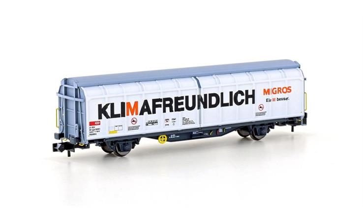 Hobbytrain H24661 Schiebewandwagen Hbbillns MIGROS SBB, Spur N