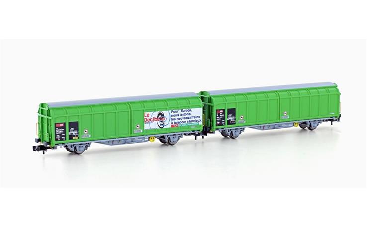 Hobbytrain H24664 Schiebewandwagen Hbbillns-x SBB, Spur N