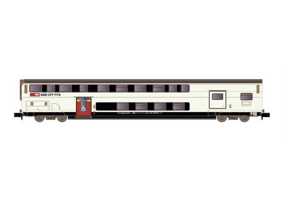 Hobbytrain H25122 Doppelstockwagen IC2020 AD Refit SBB, Spur N