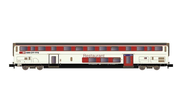 Hobbytrain H25124 Doppelstock-Restaurantwagen IC2020 Refit SBB, Spur N