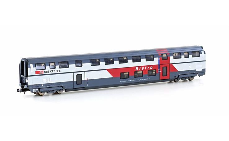 Hobbytrain H25130 Doppelstockwagen IC 2000 Bistro SBB, Spur N