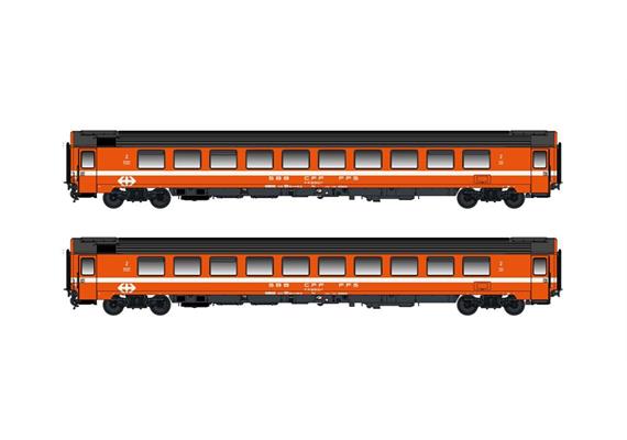 Hobbytrain H25501 Personenwagen-Set Bpm 2-tlg SBB, Spur N