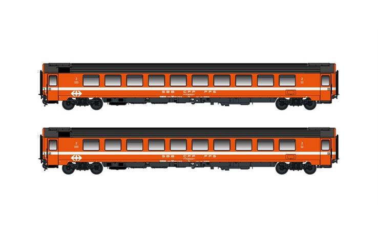 Hobbytrain H25501 Personenwagen-Set Bpm 2-tlg SBB, Spur N