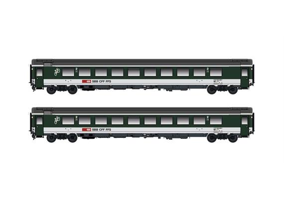 Hobbytrain H25502 Personenwagen-Set Bpm 2-tlg SBB, Spur N