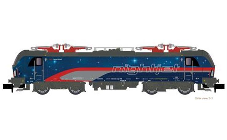 Hobbytrain H30162 E-Lok Vectron Rh 1293 200 "Nightjet" der ÖBB, Spur N