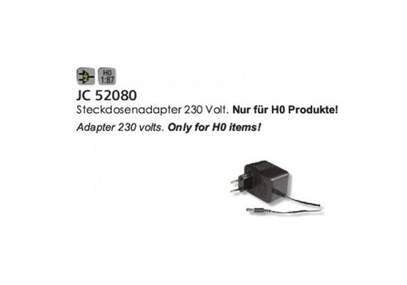 Jägerndofer 52080 Steckdosenadapter 230V --> Nur HO Produkte