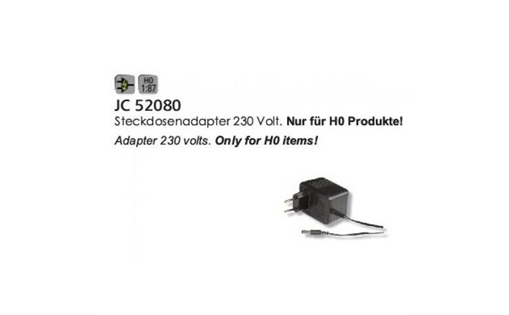 Jägerndofer 52080 Steckdosenadapter 230V --> Nur HO Produkte