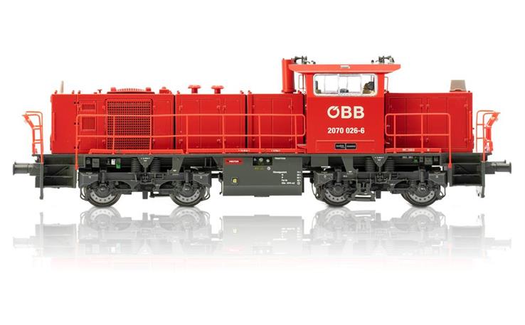 Jägerndorfer 10772 Diesellok Rh 2070 ÖBB, H0 AC Digital Sound