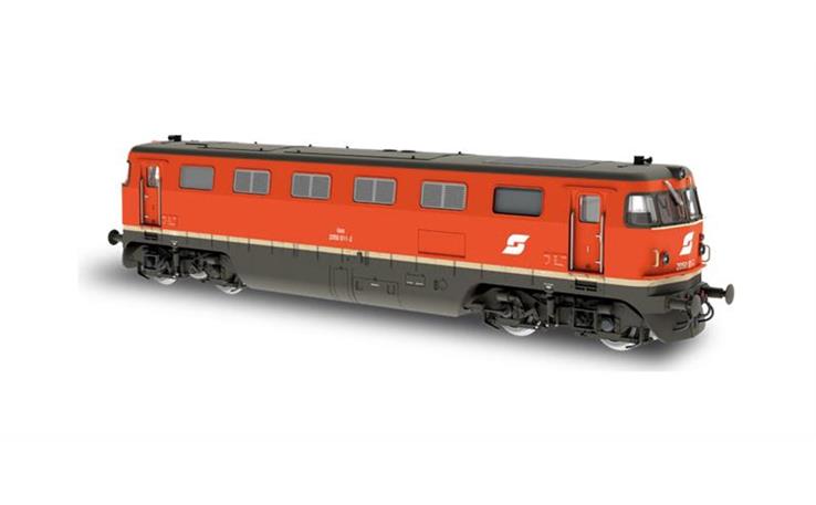 Jägerndorfer 20532 Diesellok Rh 2050.01 ÖBB, H0 DC Digital Sound