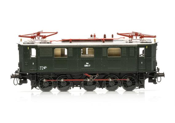 Jägerndorfer 22702 E-Lok Rh 1280.07 grün der BBÖ, H0 DC Digital Sound