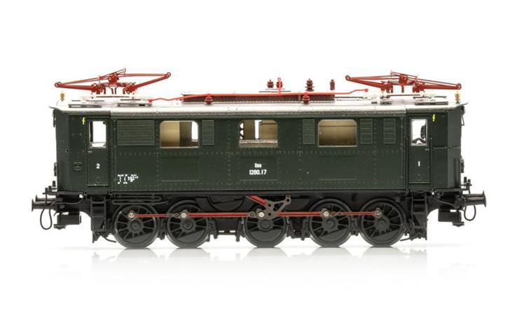 Jägerndorfer 22702 E-Lok Rh 1280.07 grün der BBÖ, H0 DC Digital Sound