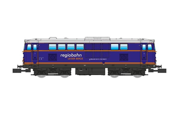 Jägerndorfer 60002_2 Diesellok Rh 2143 RegioBahn, Spur N Digital Sound