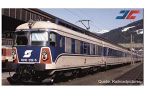 Jägerndorfer 74110 E-Triebzug 6-tlg. 4010.012 blau/elfenbein ÖBB, Spur N
