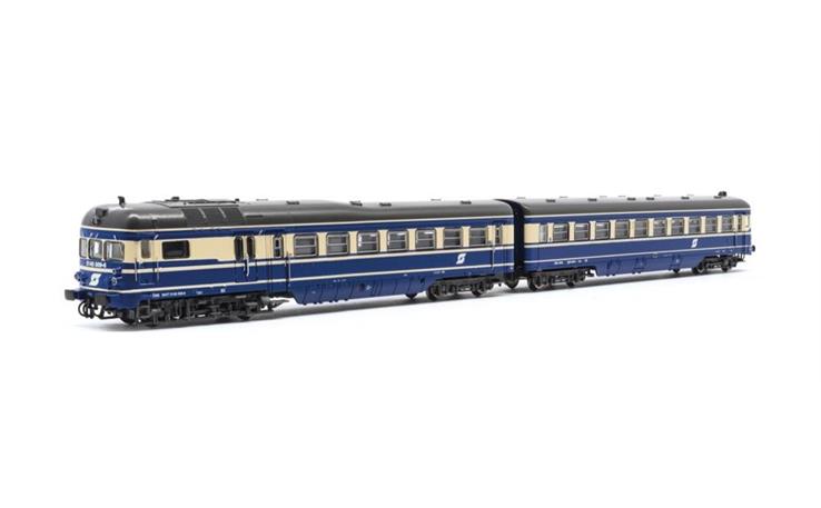 Jägerndorfer 75030 Zugset 2-tlg Rh 5145 "Blauer Blitz" ÖBB, Spur N