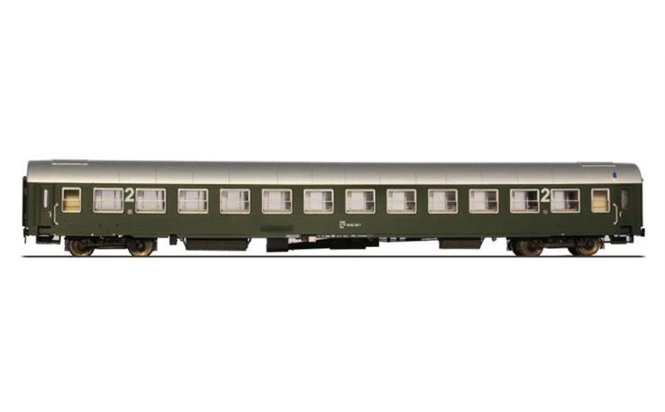 Jägerndorfer 90001 Personenwagen UIC-X 2 Kl. grün ÖBB, H0