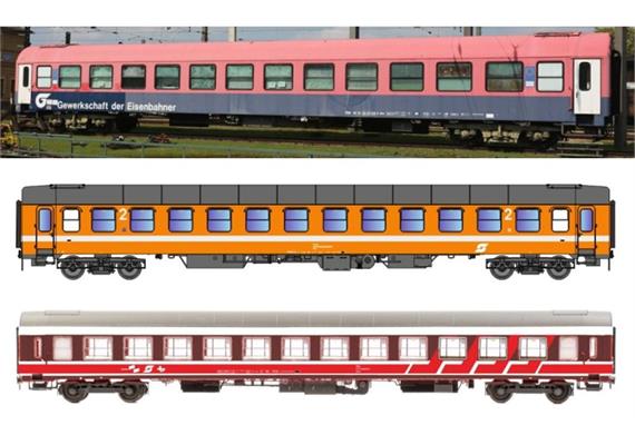 Jägerndorfer 90507 3er Set UIC-X Personenwagen ÖBB, Ep.IV