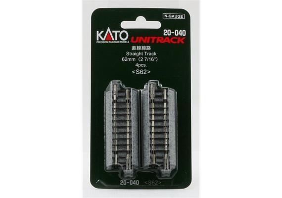Kato 20-040 Gleis gerade 62 mm