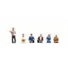 Kato 7024224 Passagiere, Set mit 6 Figuren