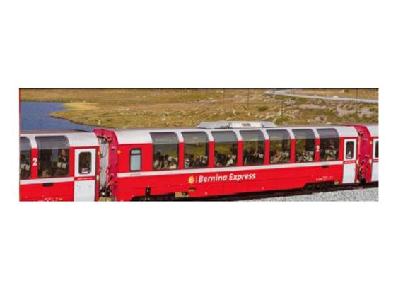 Kato 7074056 Bernina Express BEX Ergänzungs-Set 3-teilig, Spur N