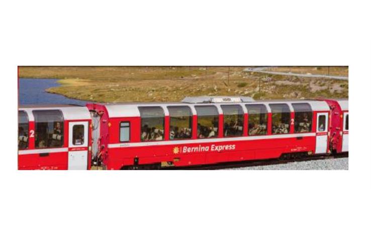 Kato 7074056 Bernina Express BEX Ergänzungs-Set 3-teilig, Spur N