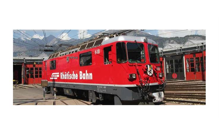 Kato 7074066 Ge 4/4 II 618 Bergün "Rhätische Bahn" RhB, Spur N