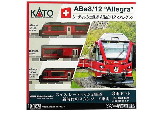 Kato 7074071 RhB ALLEGRA ABe 8/12 Anna von Planta, Spur N