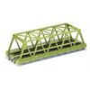 Kato 7077220 Kastenbrücke grün 2-gleisig mit Gleis, 248 mm, Spur N