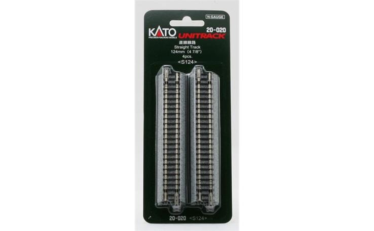 Kato 7078003 Gleis gerade 124 mm