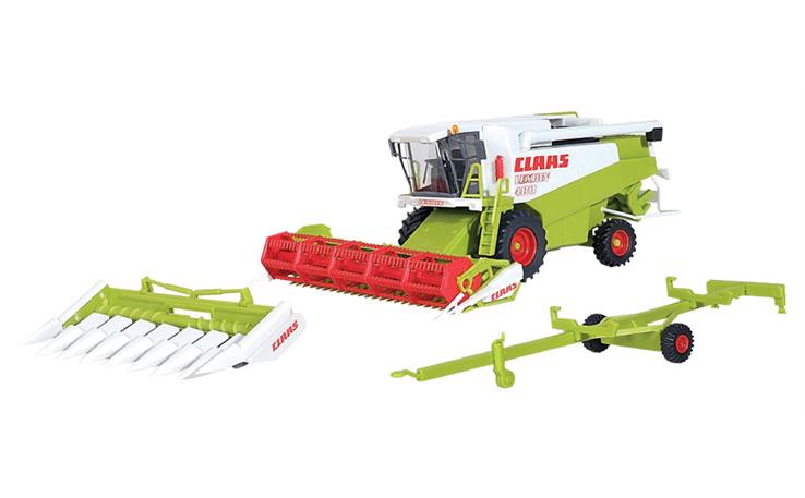 Kibri 12263 CLAAS Mähdrescher m. Schneid- und Maisgebiss H0