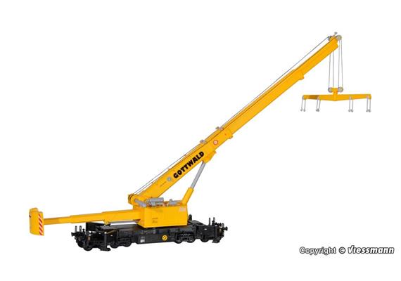 Kibri 16000 Teleskopkran GOTTWALD GS 100.06 T, H0