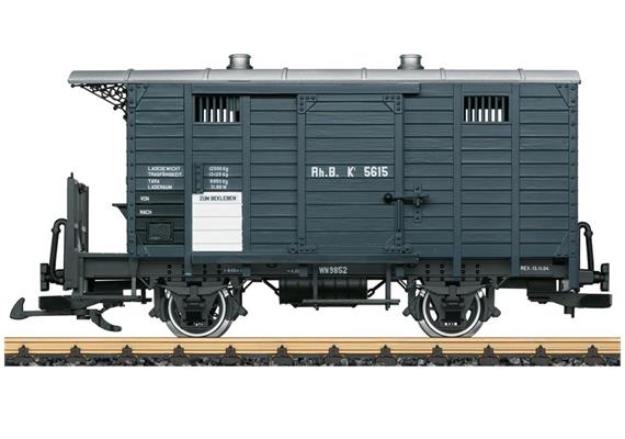 LGB 45302 Gedeckter Güterwagen RhB, Spur G