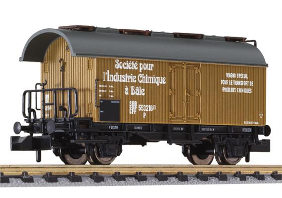 Liliput 265115 Kühlwagen "Societe chimique Bâle" braun SBB, Spur N *** CH Sonderserie ***