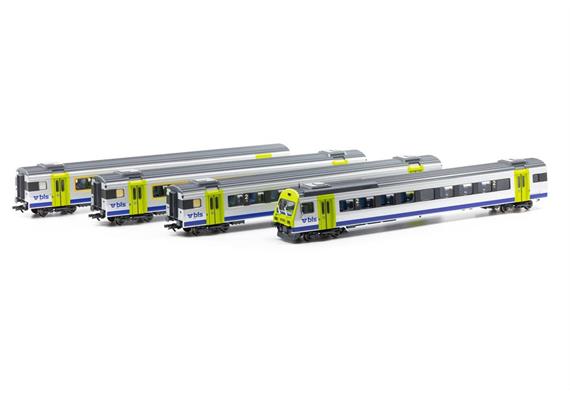 Liliput L330531 RegioExpress Wagenset 4-Teilig EW III NINA BLS, H0 AC