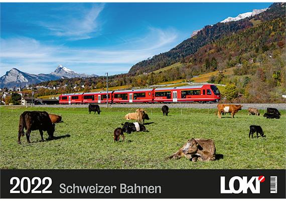 LOKI Kalender Schweizer Bahnen 2022