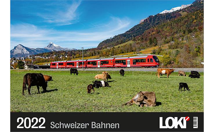 LOKI Kalender Schweizer Bahnen 2022