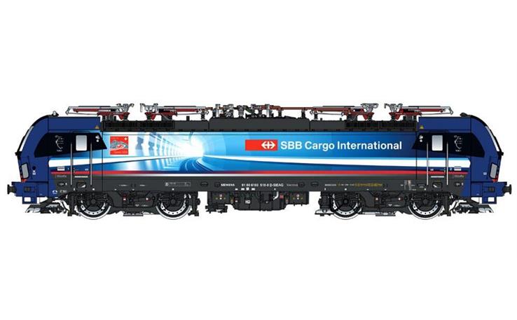 LS 17612 E-Lok BR 193 "Design Ceneri 2020" Ticino SBB Cargo, H0 AC Digital