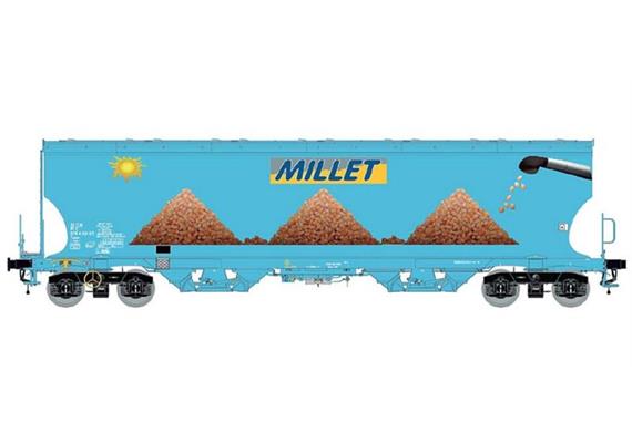 LS 30588 Silowagen Tagnpps "Millet" der SNCF, H0