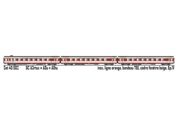 LS 40082 Personenwagenset 3-tlg "Capitole" SNCF, H0 DC
