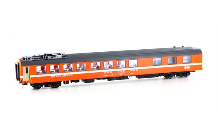 LS 472006 UIC-X WRm Speisewagen orange SBB, H0