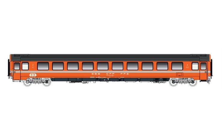 LS 472302 Personenwagen UIC Z1 Bpm orange SBB, H0