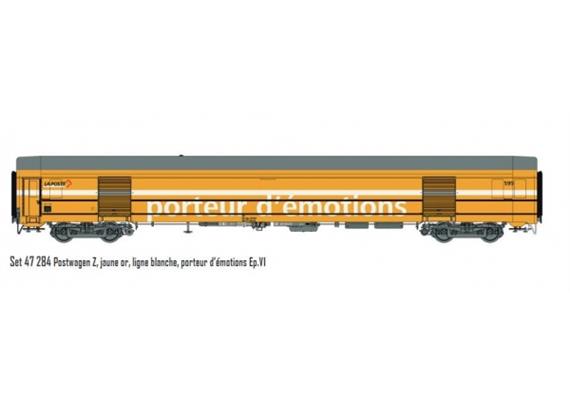 LS 47284 PTT Postwagen Z 595 "porteur d émotions" SBB, H0