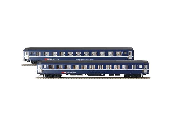 LS 47324 Bcm + Bcm, blue, new logo 11 compartments, roof blue/grey / Ep. IV-V / SBB /