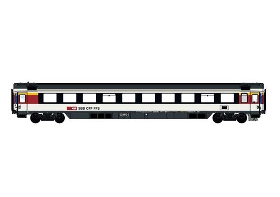 LS 47388 EC Personenwagen Apm 1. Kl. refit weiss/schwarz SBB, H0