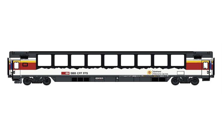 LS 47394 Panoramawagen Apm Gotthard Panorama Express SBB, H0