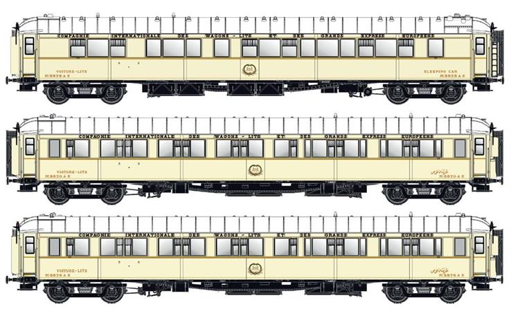 LS 49139 Schlafwagen-Set 3-tlg CIWL Ägypten, H0