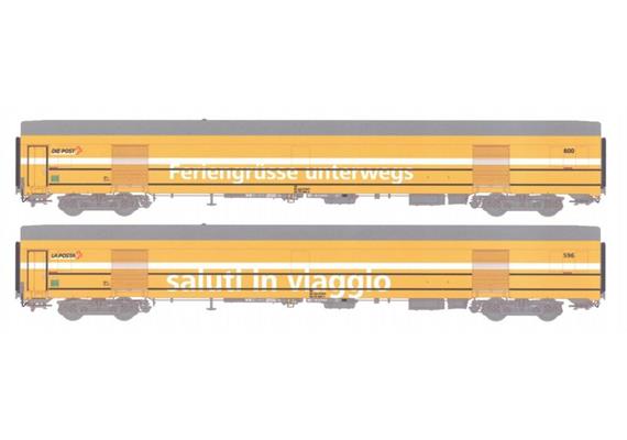 LS 97204 Postwagenset 2-tlg der PTT (CH)