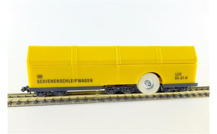 Lux 9470 Schienenschleifwagen mit SSF-09 u. Faulhaber Motor für Spur N Analog und Digital