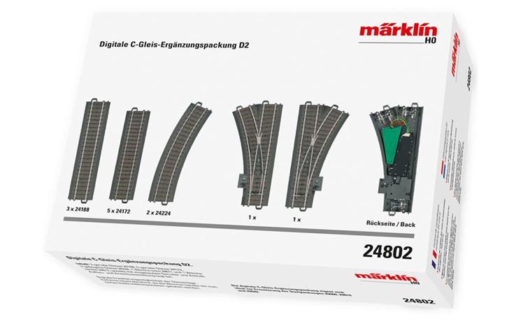 Märklin 024802 Digitale C-Gleis-Ergänzungspackung D2